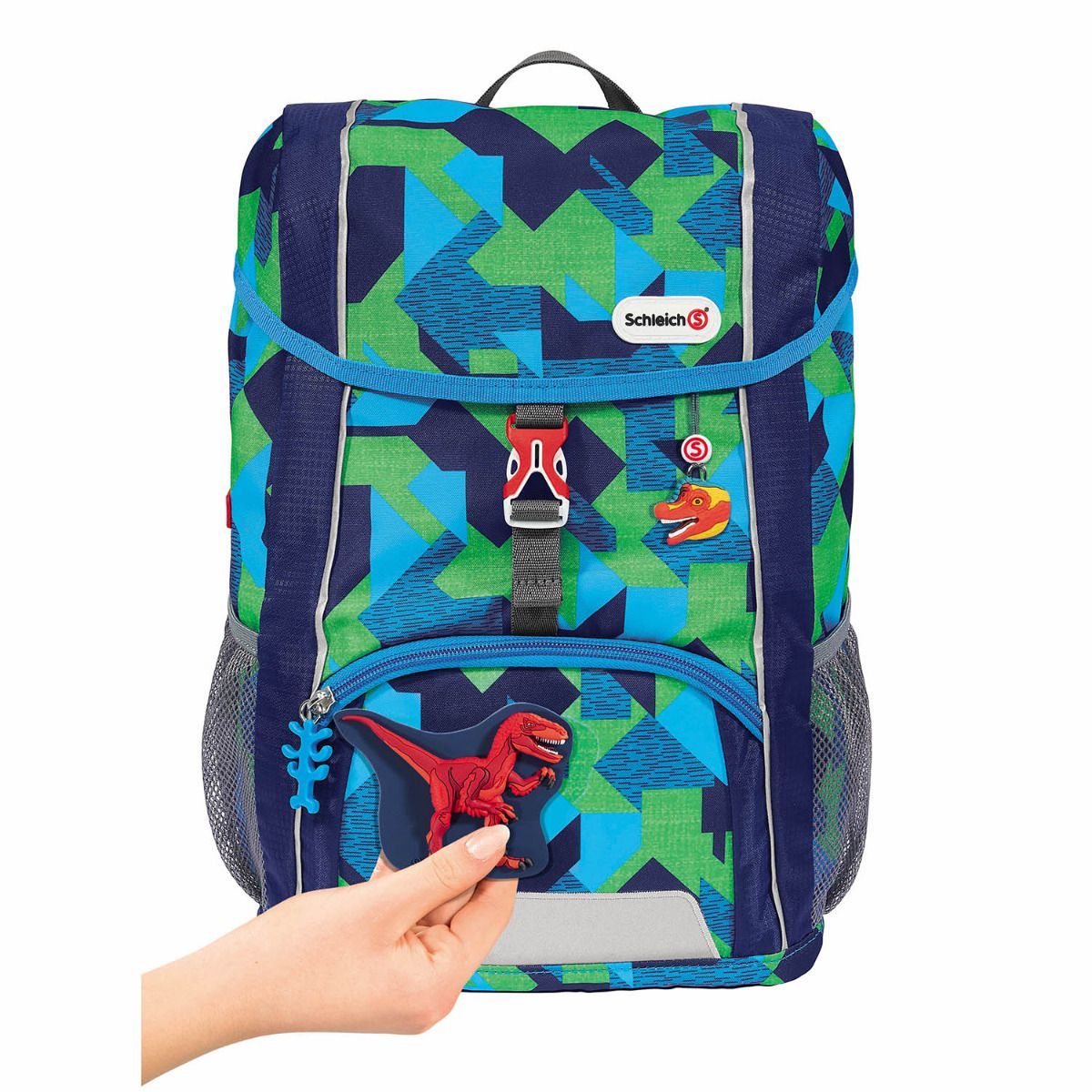 Step by Step Kid Schleich Dinosaurs Velociraptor Kinderrucksack Set 3tlg.