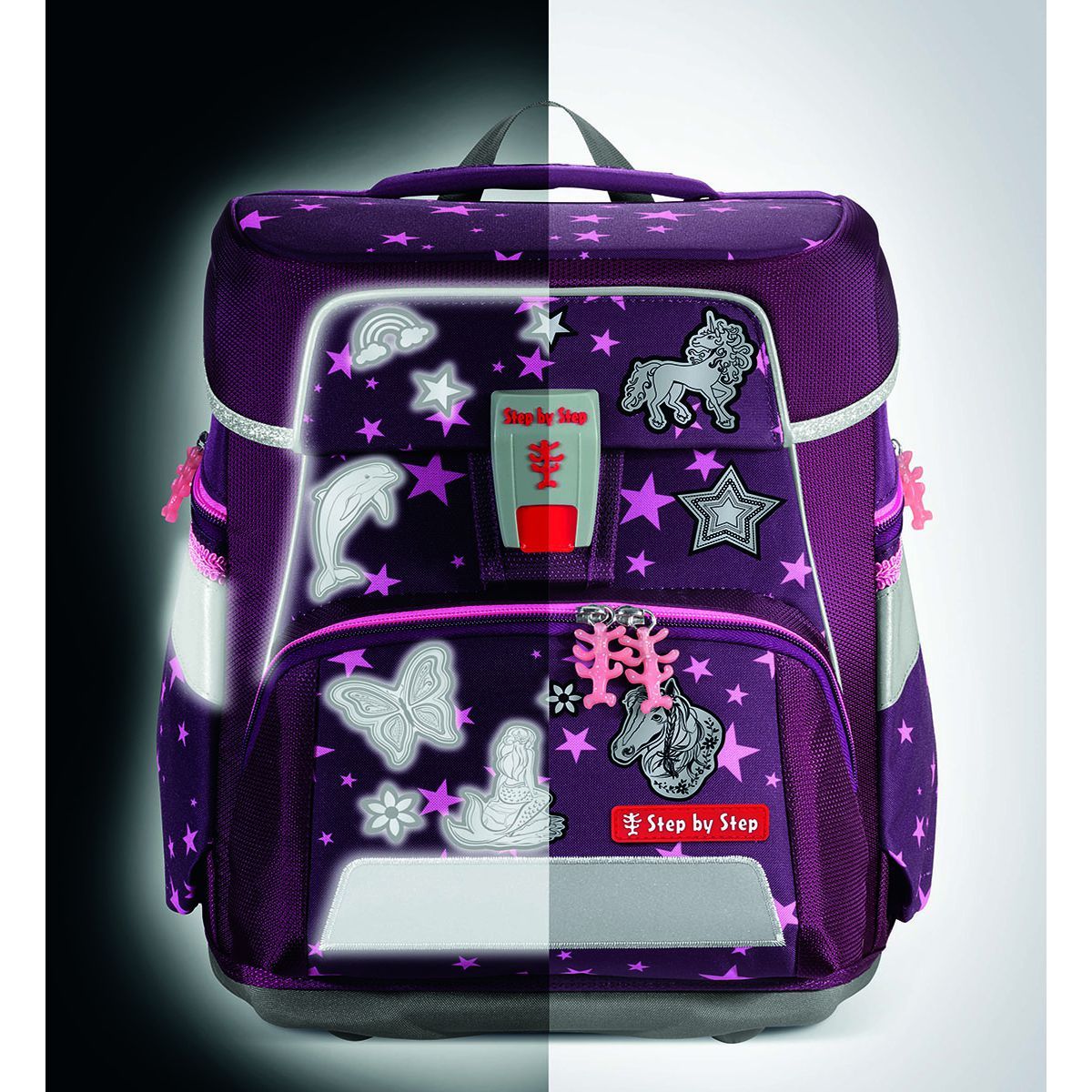 Step by Step Reflektierendes Sticker-Set Silber