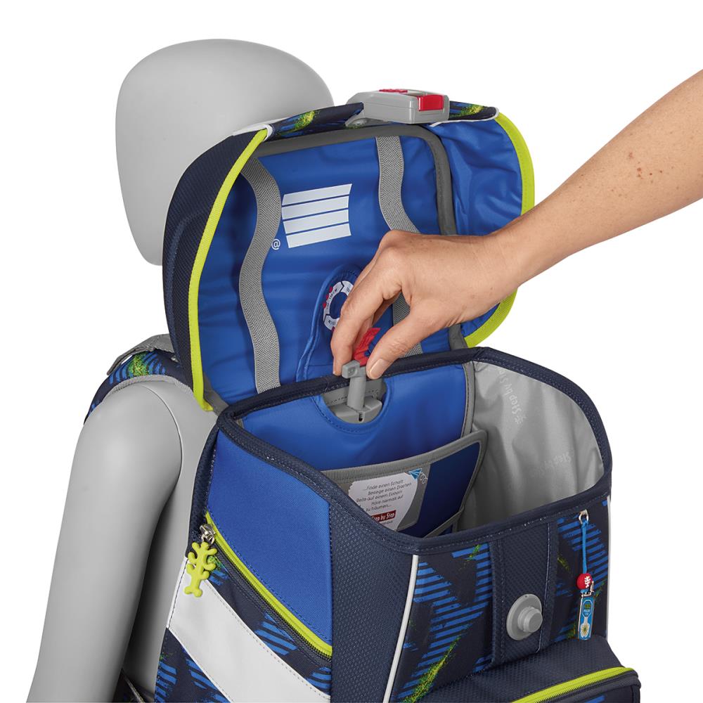 Step by Step Space Police Car Cody Schulranzen Set 5tlg.