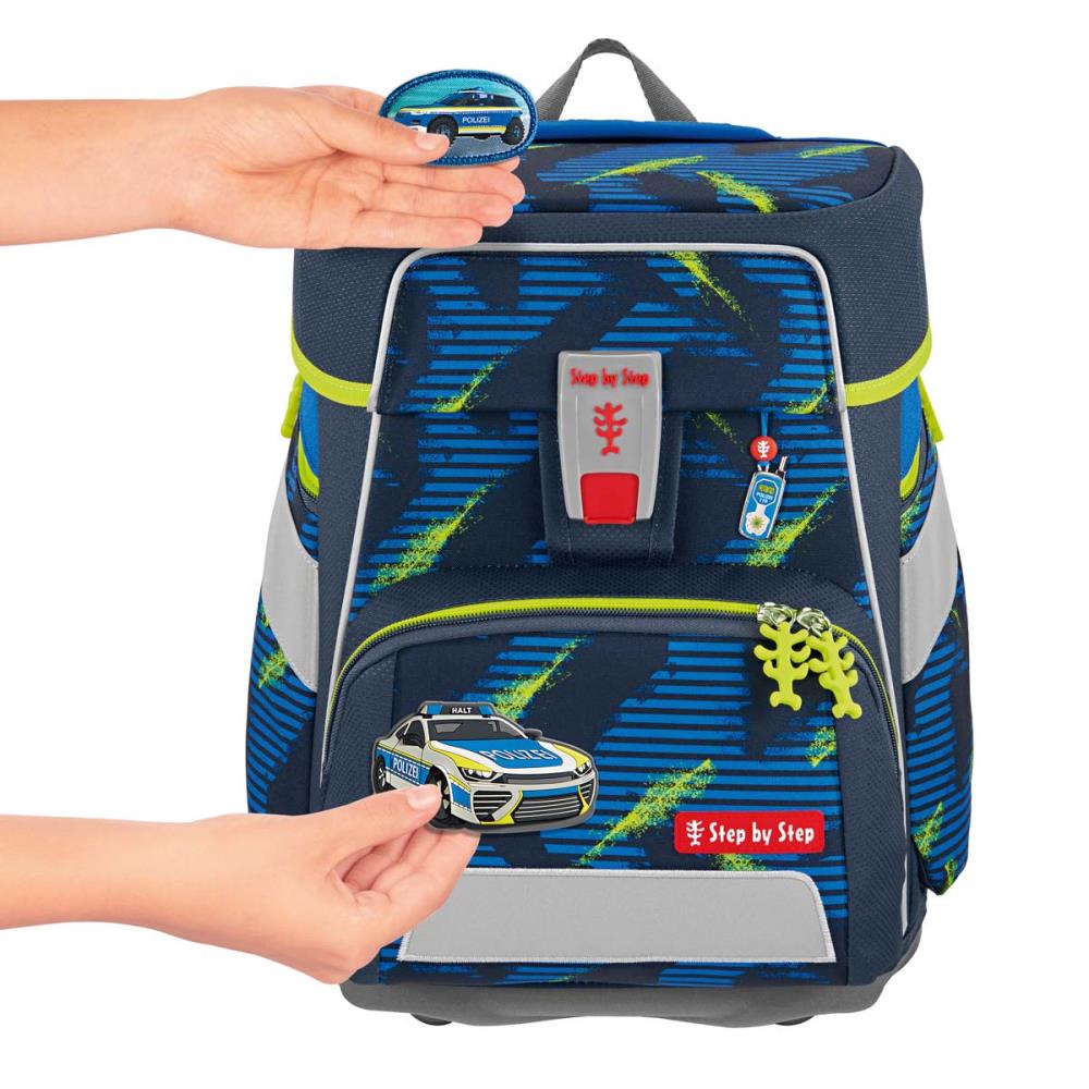 Step by Step Space Police Car Cody Schulranzen Set 5tlg.