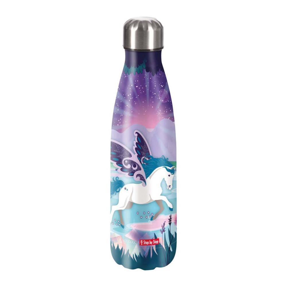 Step by Step Isolierte Edelstahl Trinkflasche Dreamy Pegasus Shadow
