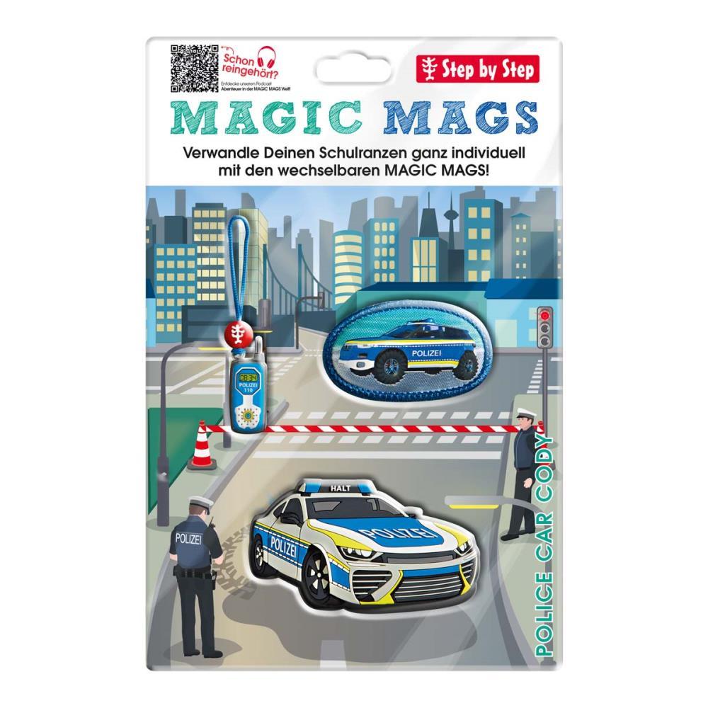 Step by Step Magic Mags Police Car Cody Set 3tlg.