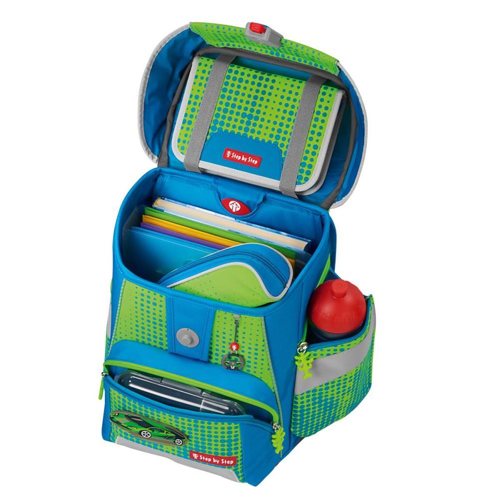 Step by Step Space Neon Race Car Chuck Special Edition Schulranzen Set 5tlg.