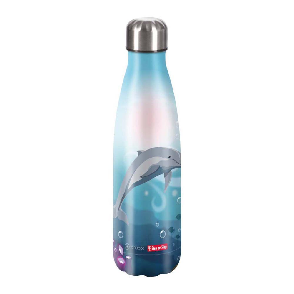 Step by Step Isolierte Edelstahl Trinkflasche Dolphin Pippa
