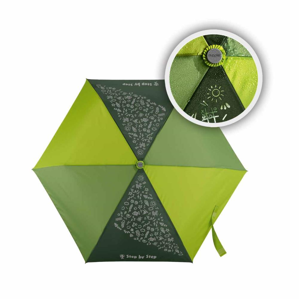 Step by Step Regenschirm Green