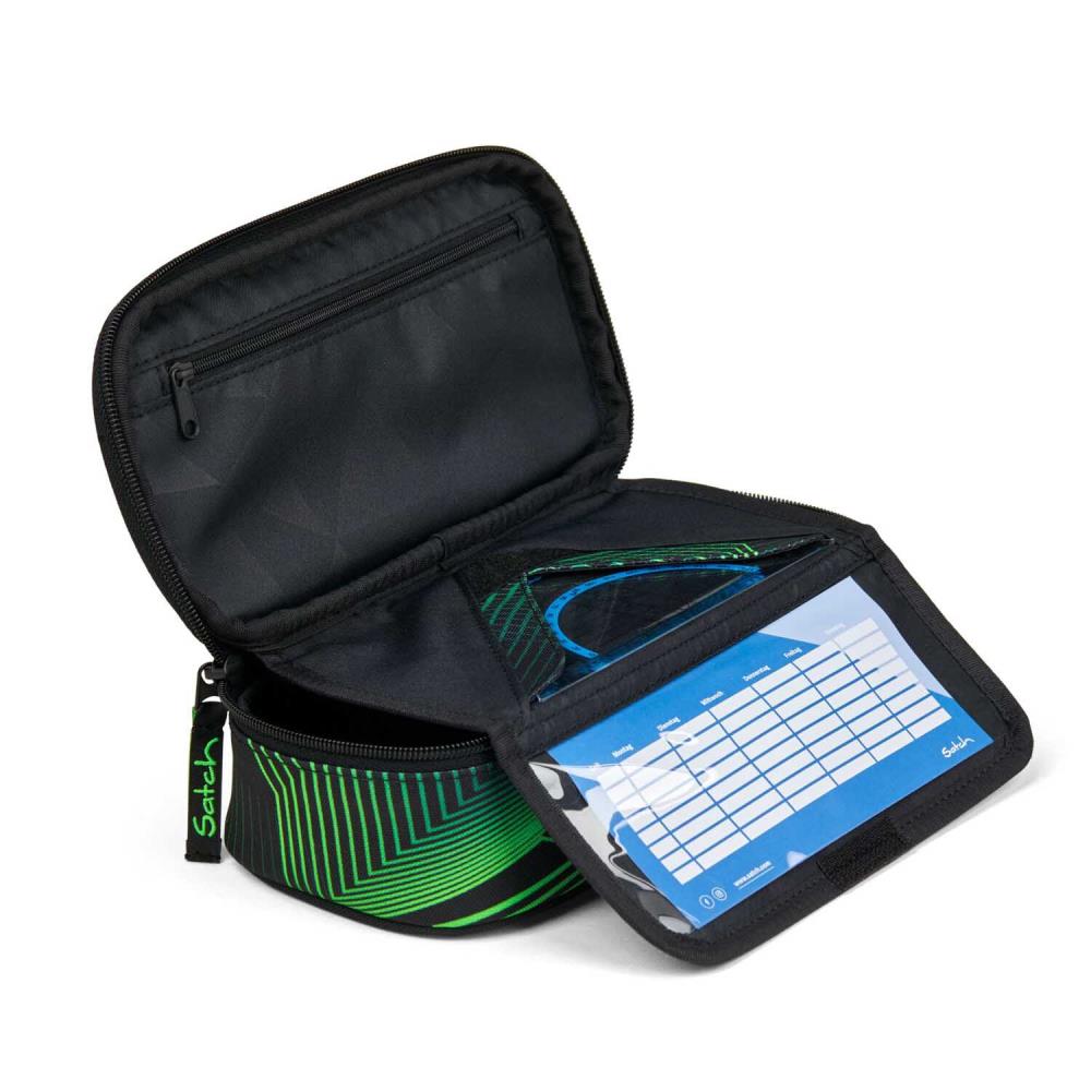 Satch Air Seismic Green Streetwalk Edition Schulrucksack Set 4tlg.