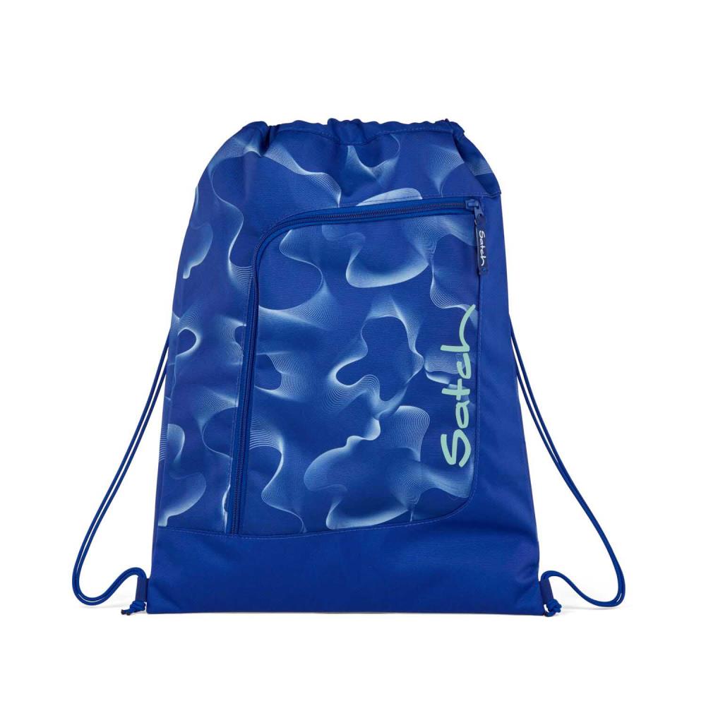Satch Pack Vibrant Blue Pencil Slider Light Edition Schulrucksack Set 3tlg.