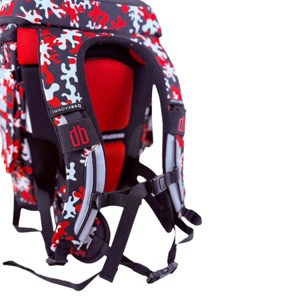 Innovabaq Nero Rosso Schulranzen Set 5tlg.