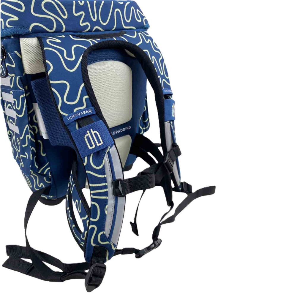 Innovabaq Navy Crema Schulranzen Set 5tlg.