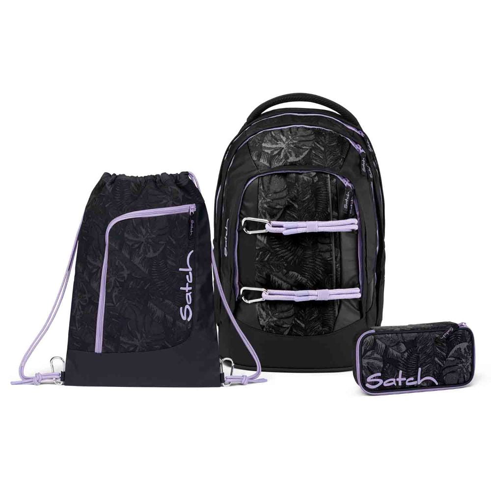 Satch Pack Betty Grey Bondi Beach Special Edition Schulrucksack Set 3tlg.