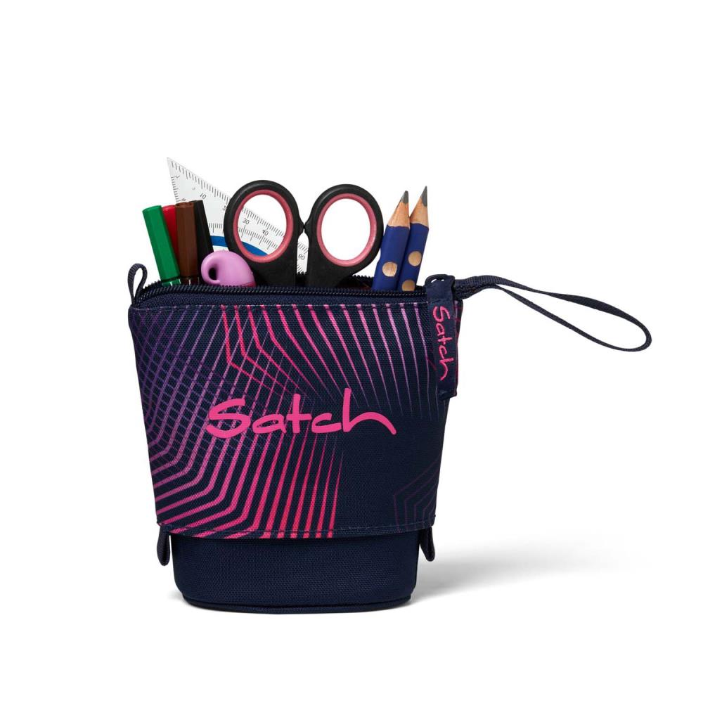 Satch Pack Seismic Pink Pencil Slider Light Edition Schulrucksack Set 3tlg.