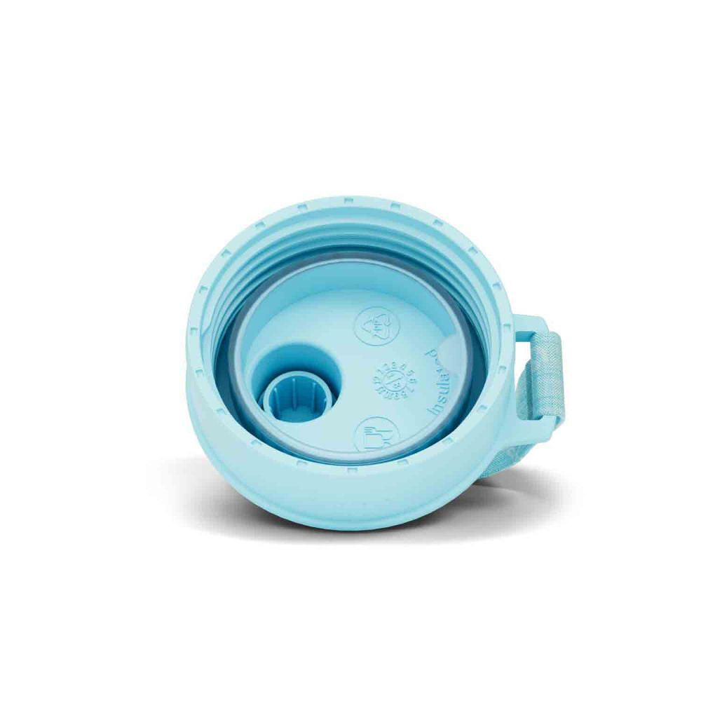 Satch Trinkflasche 0,5 Liter Edelstahl Light Blue Graffiti