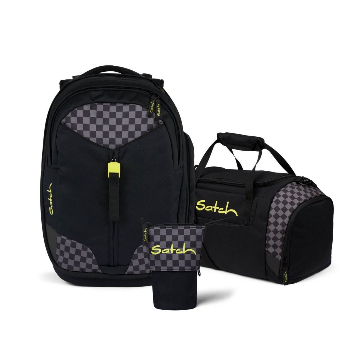 Satch Match Dark Skate Pencil Slider Edition Schulrucksack Set 3tlg.