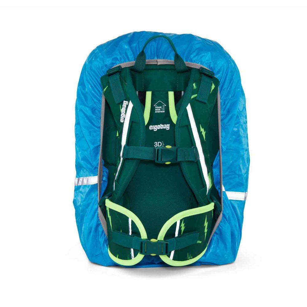 Ergobag Regencape Blau Regenhülle