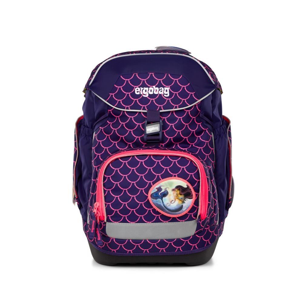 Ergobag Pack PerlentauchBär Lumi Jumbo Edition Schulrucksack Set 7tlg.