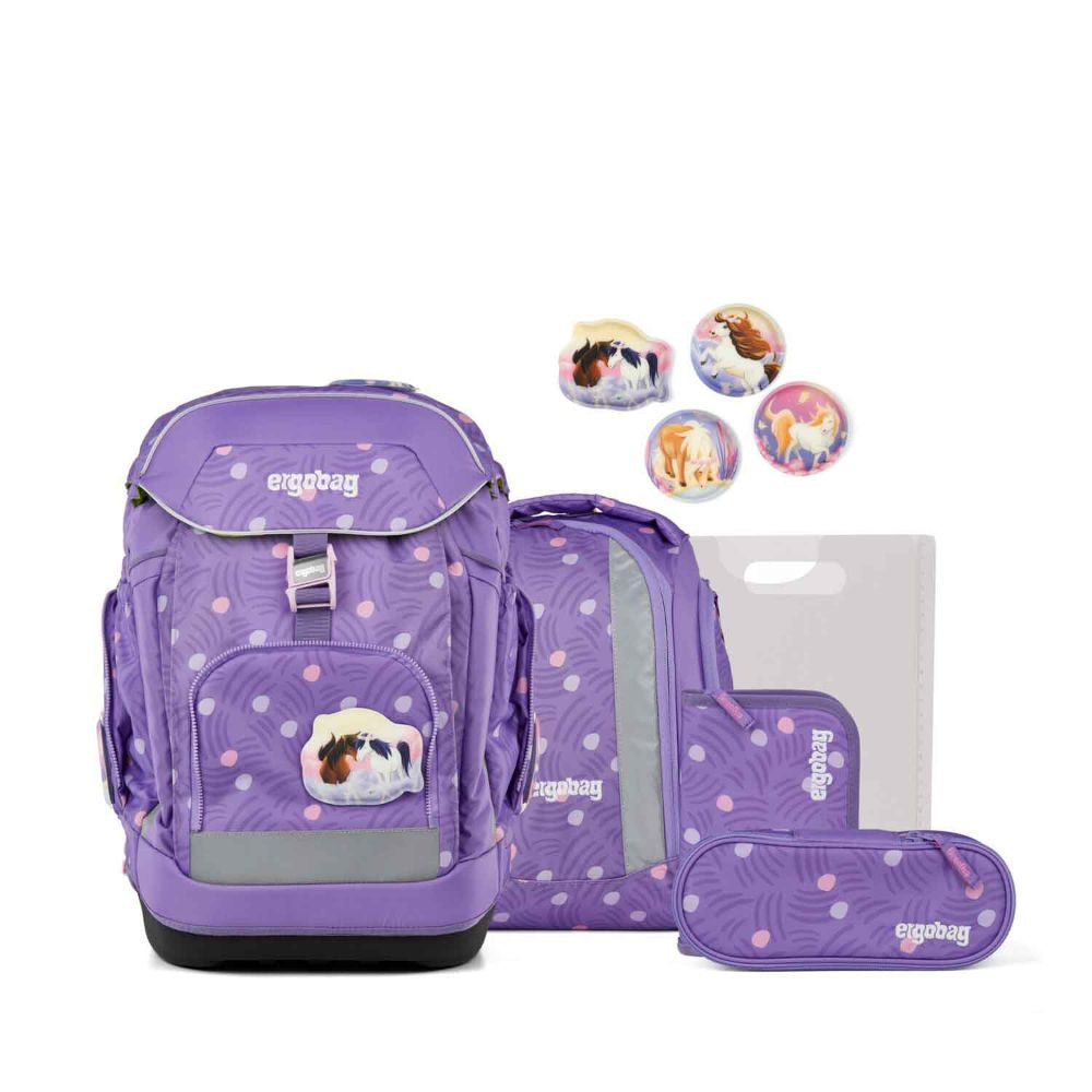 Ergobag Maxi PonyBäradies Schulrucksack Set 6tlg.