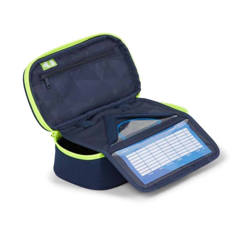 Satch Pack Toxic Yellow Schulrucksack Set 2tlg.