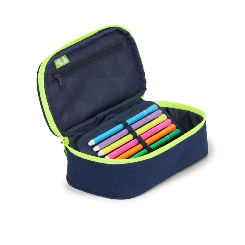 Satch Pack Toxic Yellow Schulrucksack Set 2tlg.