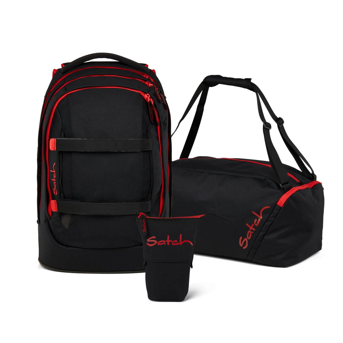 Satch Pack Fire Phantom Pencil Slider Edition Schulrucksack Set 3tlg.