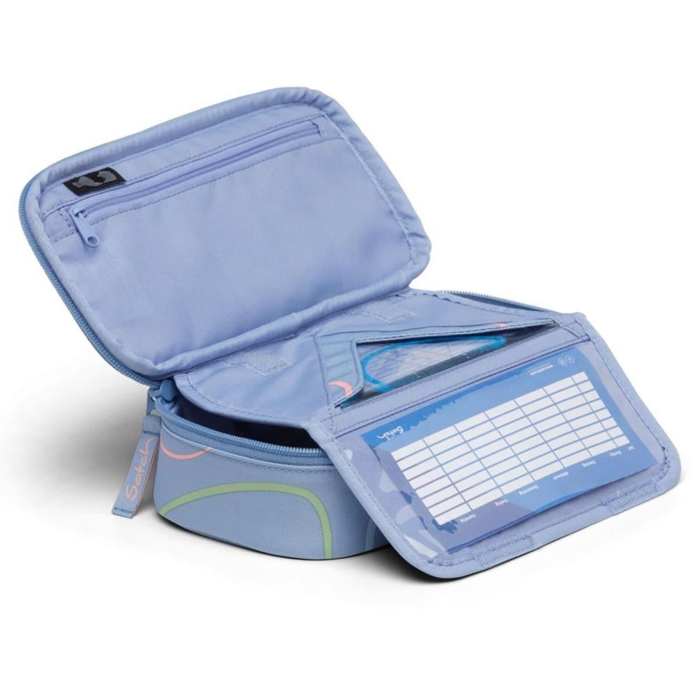 Satch Pack Vivid Blue Streetwalk Edition Schulrucksack Set 4tlg.