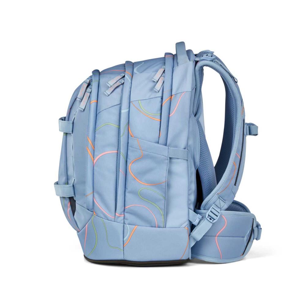 Satch Pack Vivid Blue Streetwalk Edition Schulrucksack Set 4tlg.