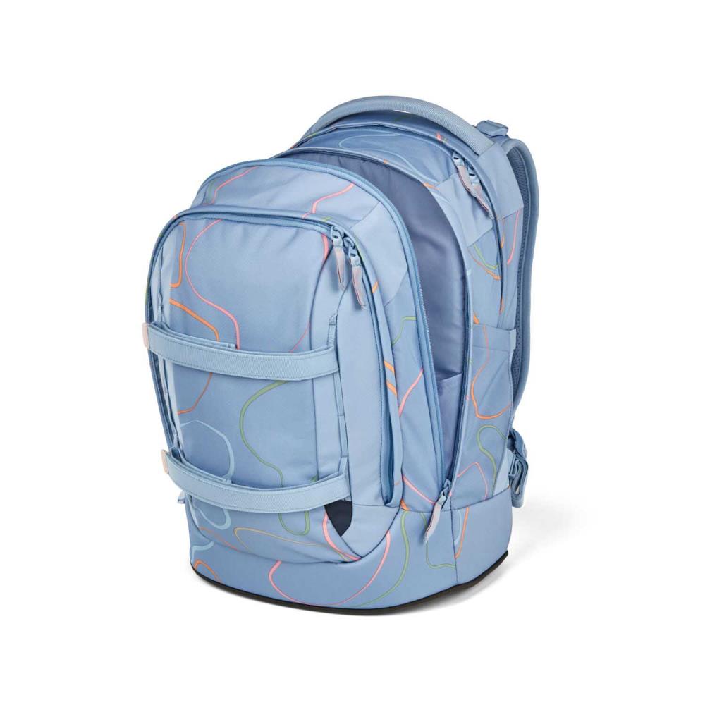 Satch Pack Vivid Blue Schulrucksack Set 2tlg.