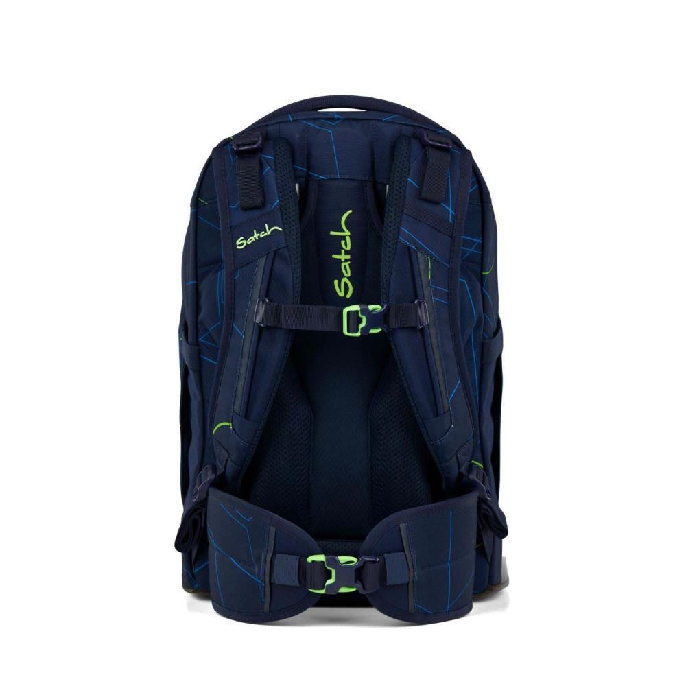 Satch Pack Blue Tech Schulrucksack Set 3tlg.