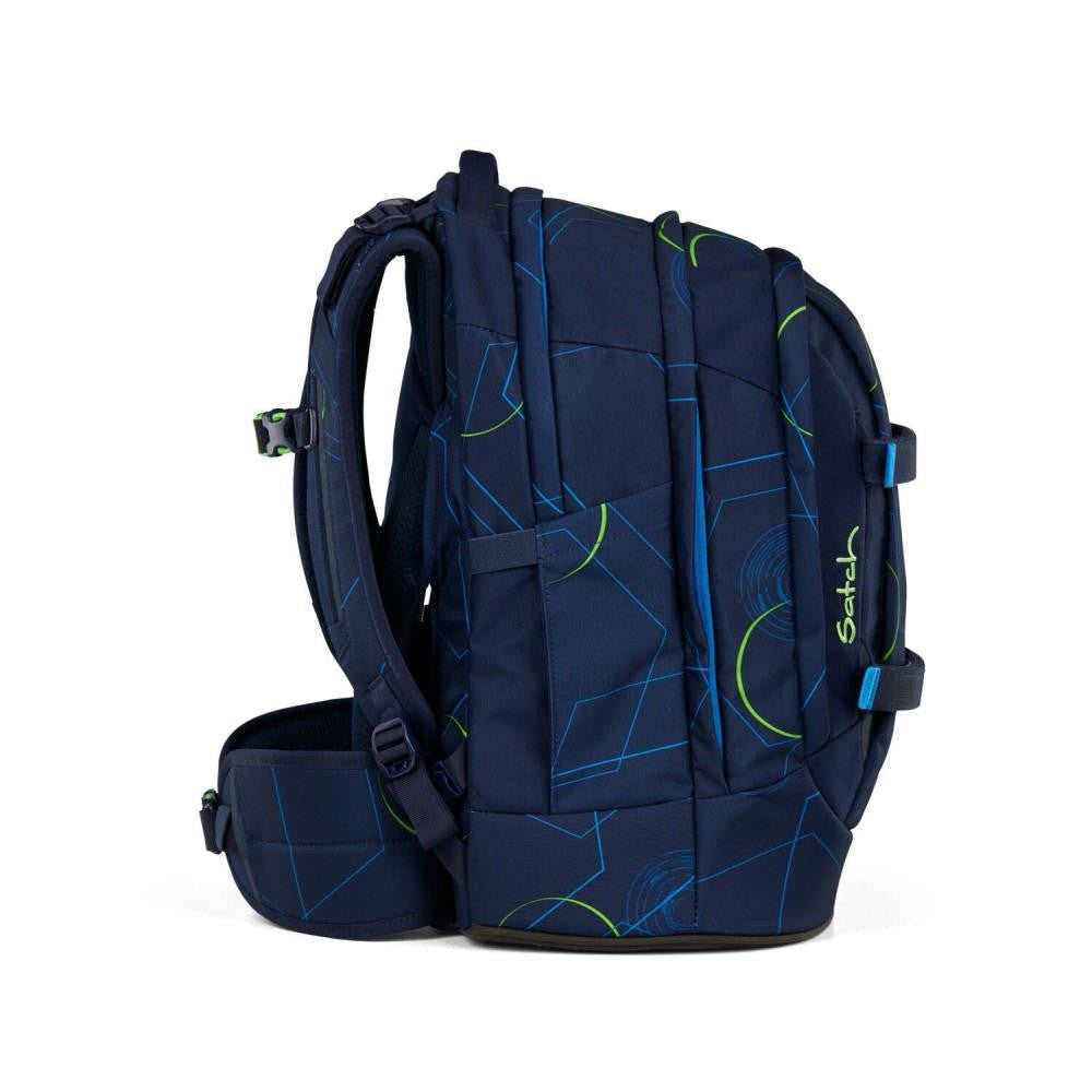 Satch Pack Blue Tech Schulrucksack Set 2tlg.