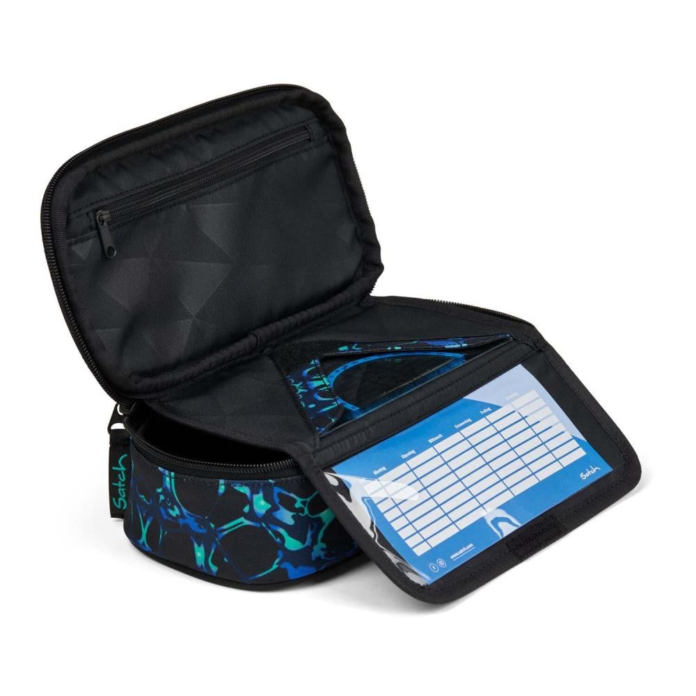 Satch Pack Caleido Blue Streetwalk Edition Schulrucksack Set 4tlg.