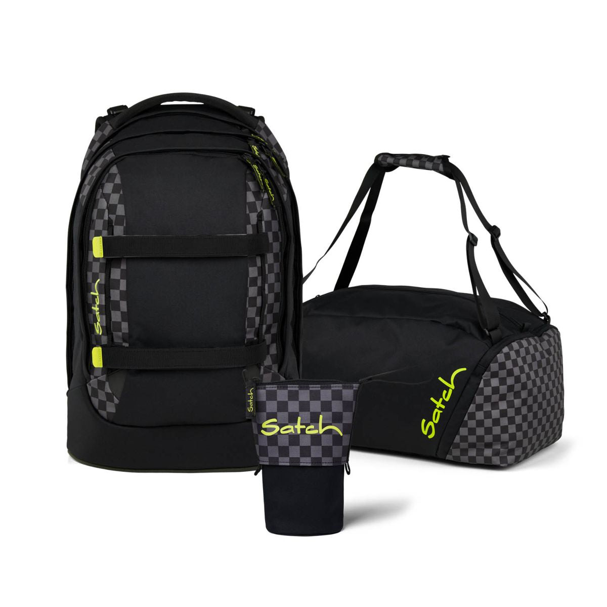 Satch Pack Dark Skate Pencil Slider Edition Schulrucksack Set 3tlg.