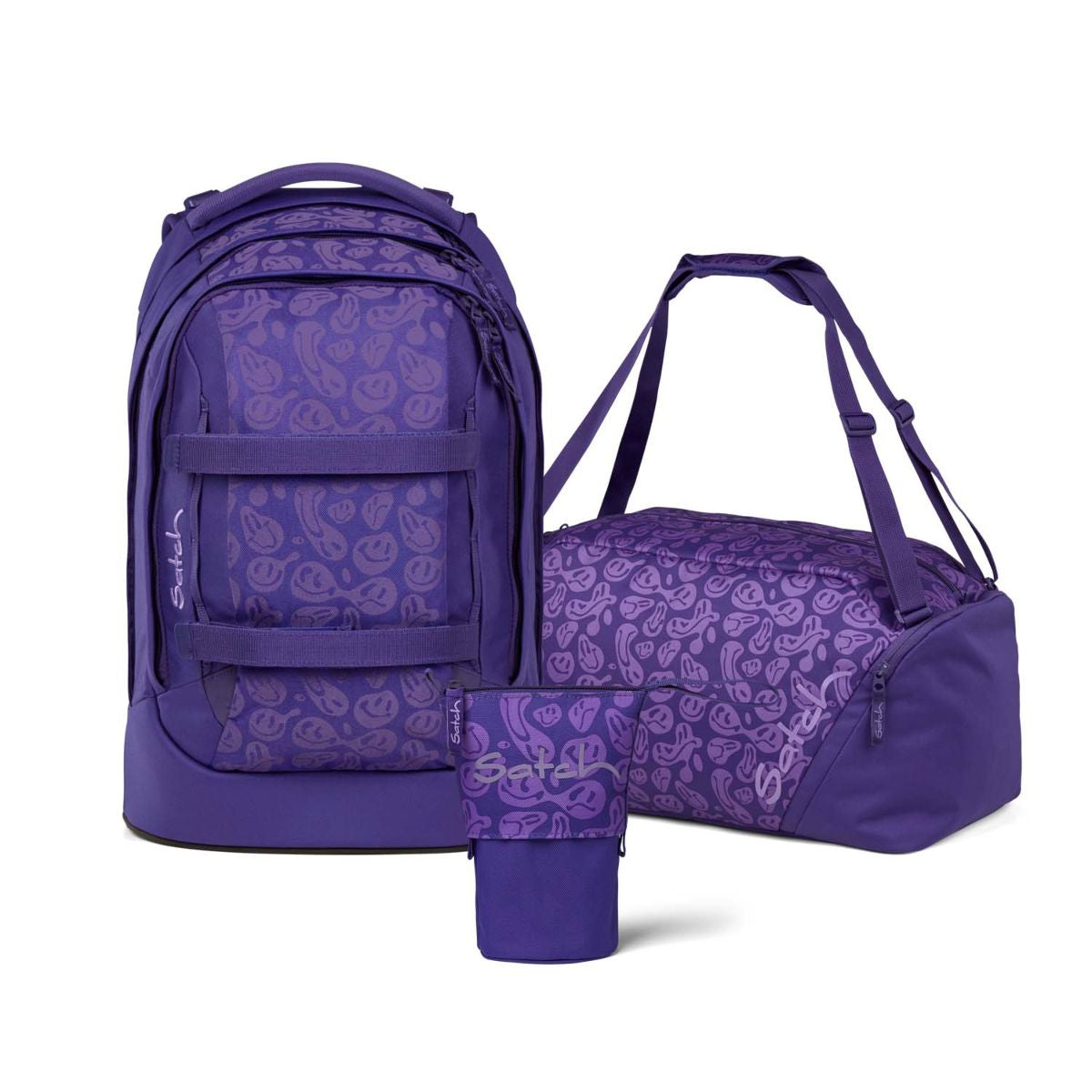 Satch Pack Bright Faces Pencil Slider Edition Schulrucksack Set 3tlg.