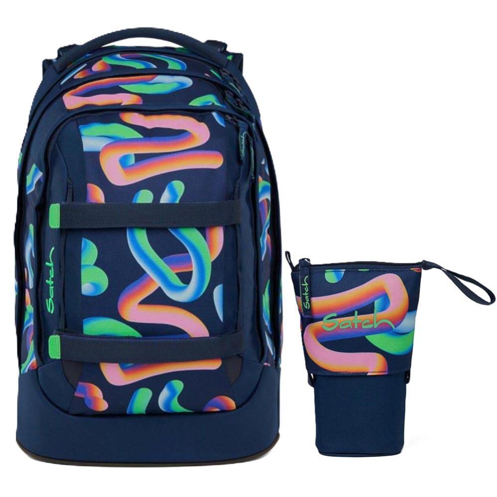 Satch Pack Crazy Twist Schulrucksack Set 2tlg.