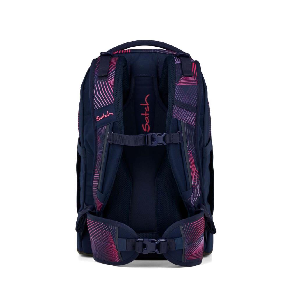 Satch Pack Seismic Pink Pencil Slider Light Edition Schulrucksack Set 3tlg.