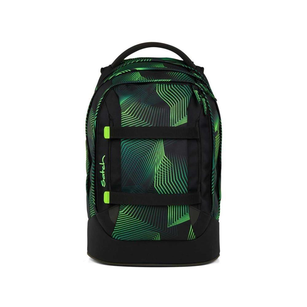 Satch Pack Seismic Green Schulrucksack Set 2tlg.