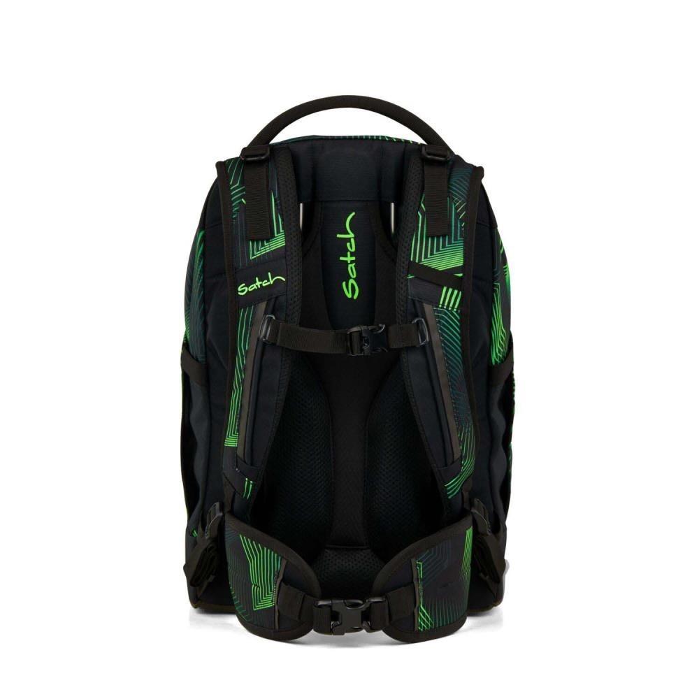 Satch Pack Seismic Green Schulrucksack Set 2tlg.