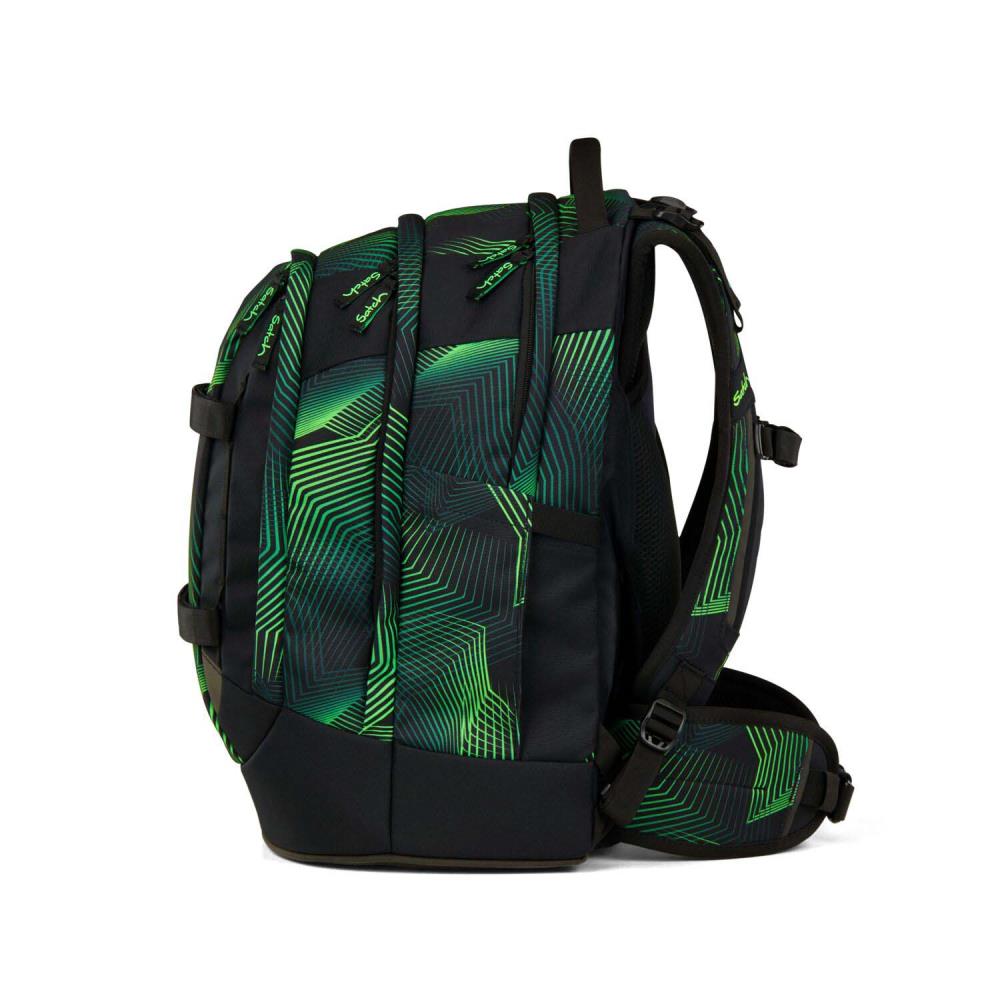 Satch Pack Seismic Green Schulrucksack Set 2tlg.