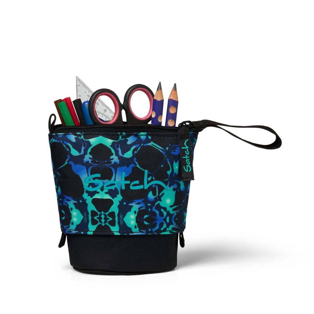 Satch Pack Caleido Blue Pencil Slider Light Edition Schulrucksack Set 3tlg.