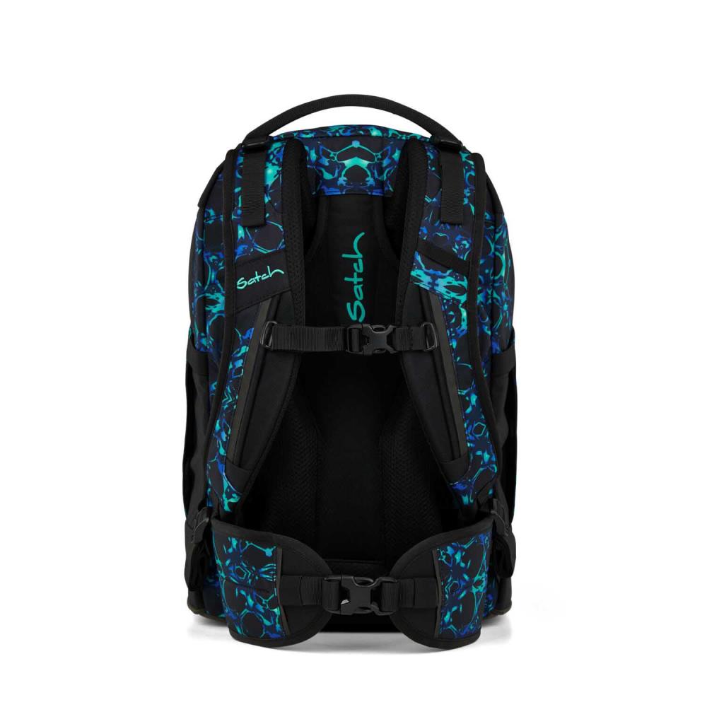 Satch Pack Caleido Blue Pencil Slider Light Edition Schulrucksack Set 3tlg.