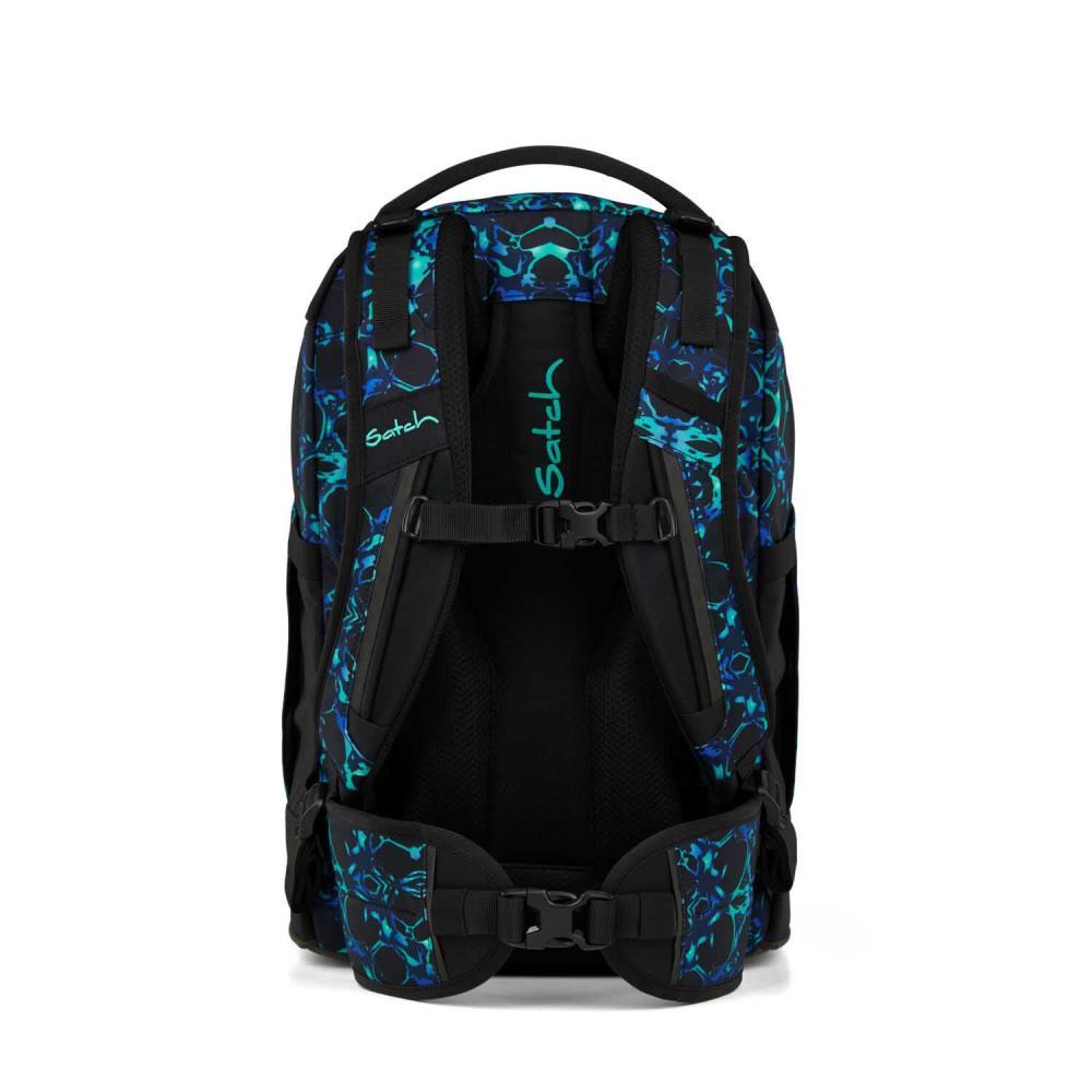Satch Pack Caleido Blue Schulrucksack Set 2tlg.