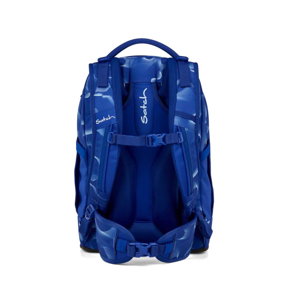 Satch Pack Vibrant Blue Pencil Slider Light Edition Schulrucksack Set 3tlg.