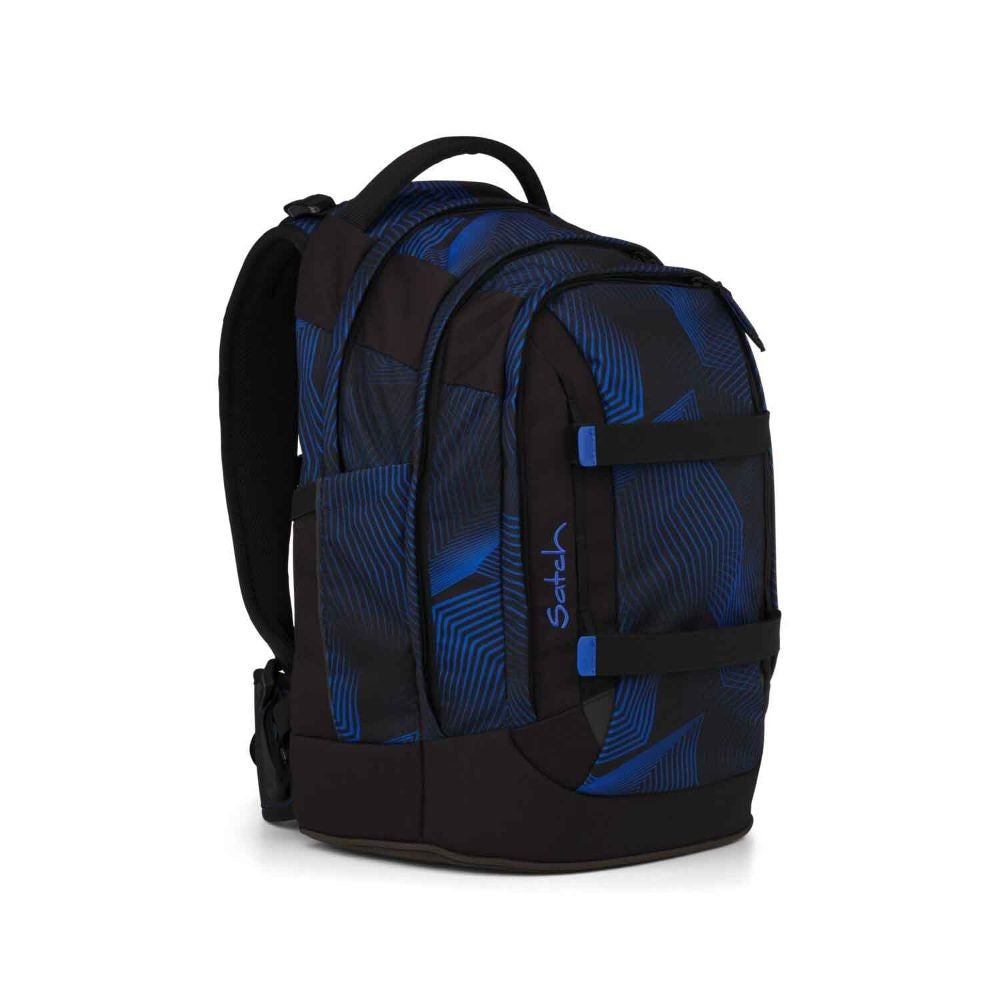 Satch Pack Seismic Blue Pencil Slider Light Edition Schulrucksack Set 3tlg.