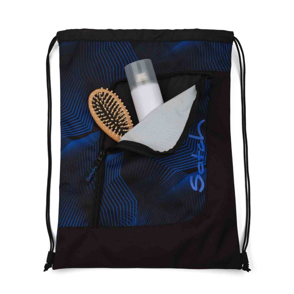 Satch Pack Seismic Blue Pencil Slider Light Edition Schulrucksack Set 3tlg.