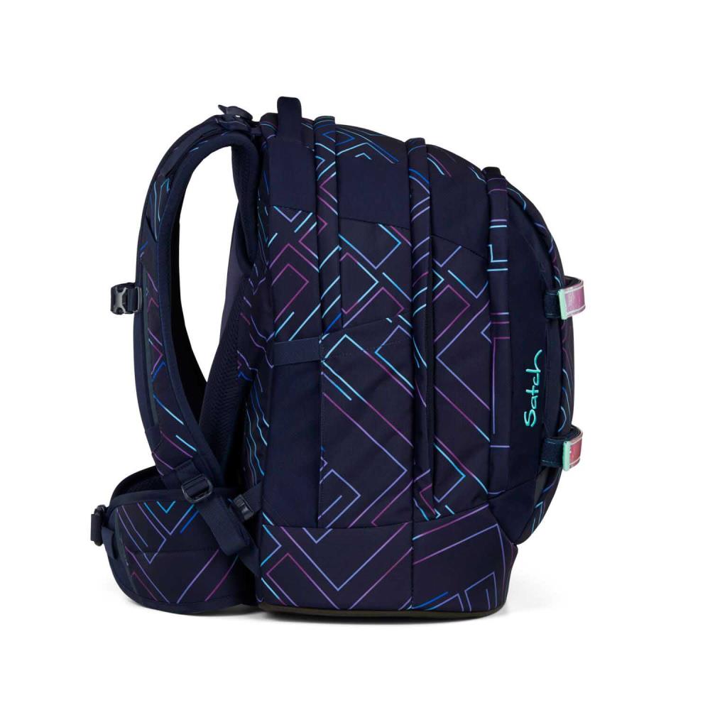 Satch Pack Purple Laser Kollektor Edition Schulrucksack Set 8tlg.