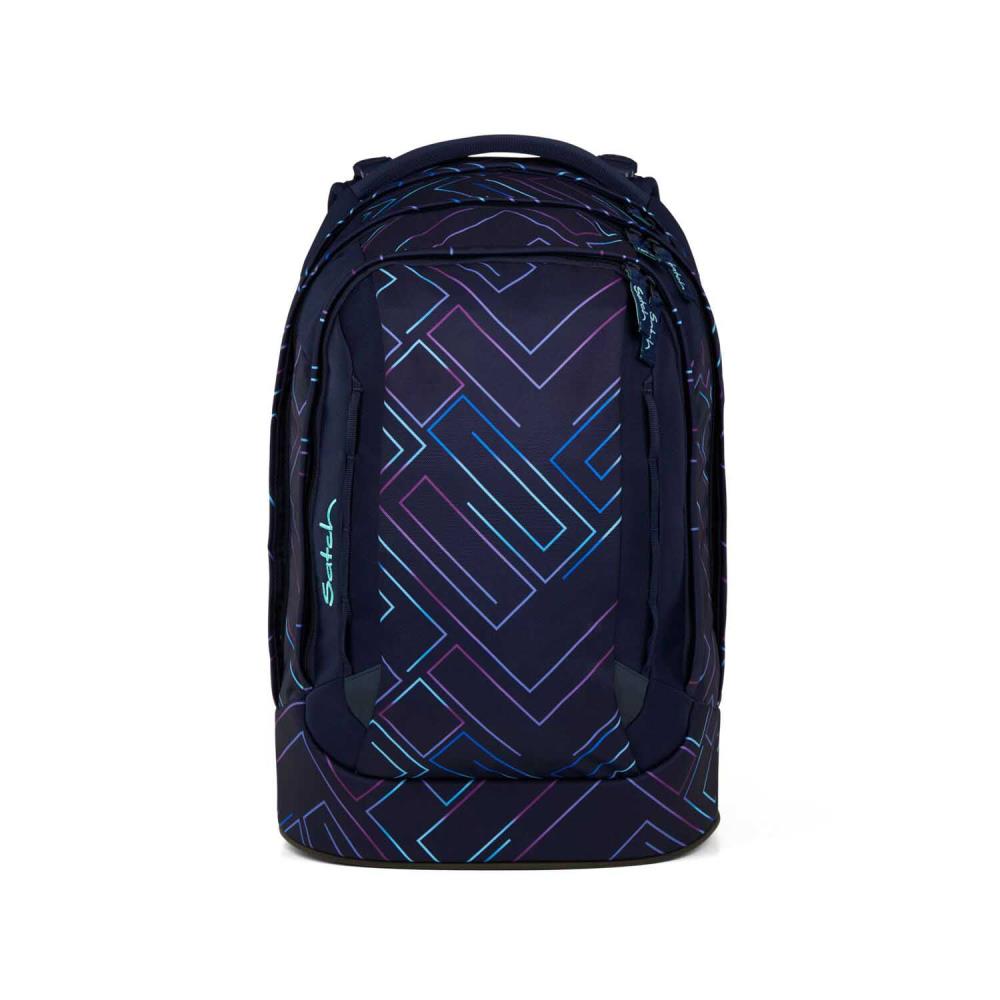 Satch Pack Purple Laser Schulrucksack Set 3tlg.