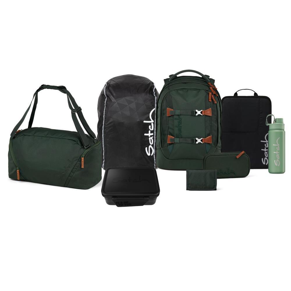 Satch Pack Nordic Forest Green Skandi Kollektor Edition Schulrucksack Set 8tlg.