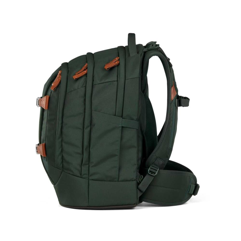 Satch Pack Nordic Forest Green Skandi Streetwalk Edition Schulrucksack Set 4tlg.