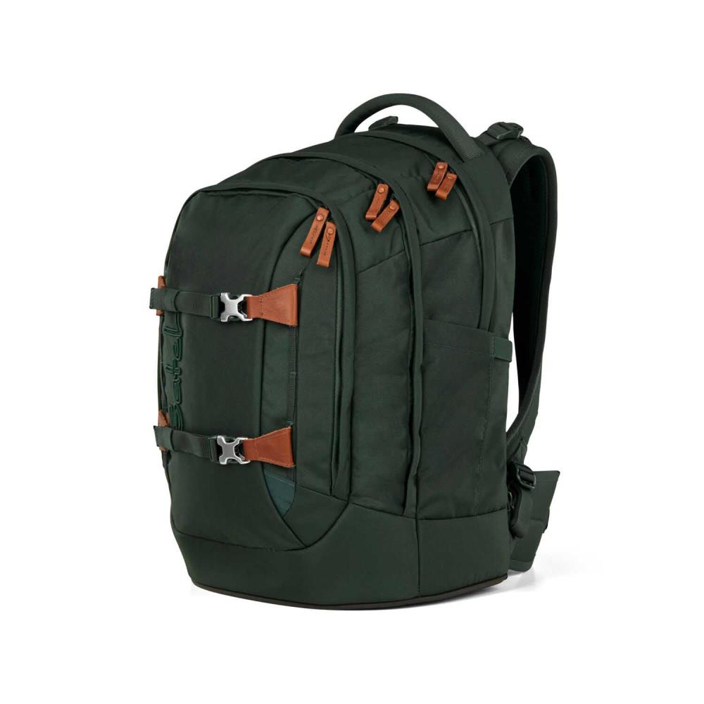 Satch Pack Nordic Forest Green Skandi Edition Schulrucksack Set 2tlg.