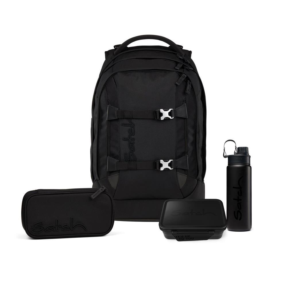 Satch Pack Nordic Black Skandi Edition Schulrucksack Set 4tlg.