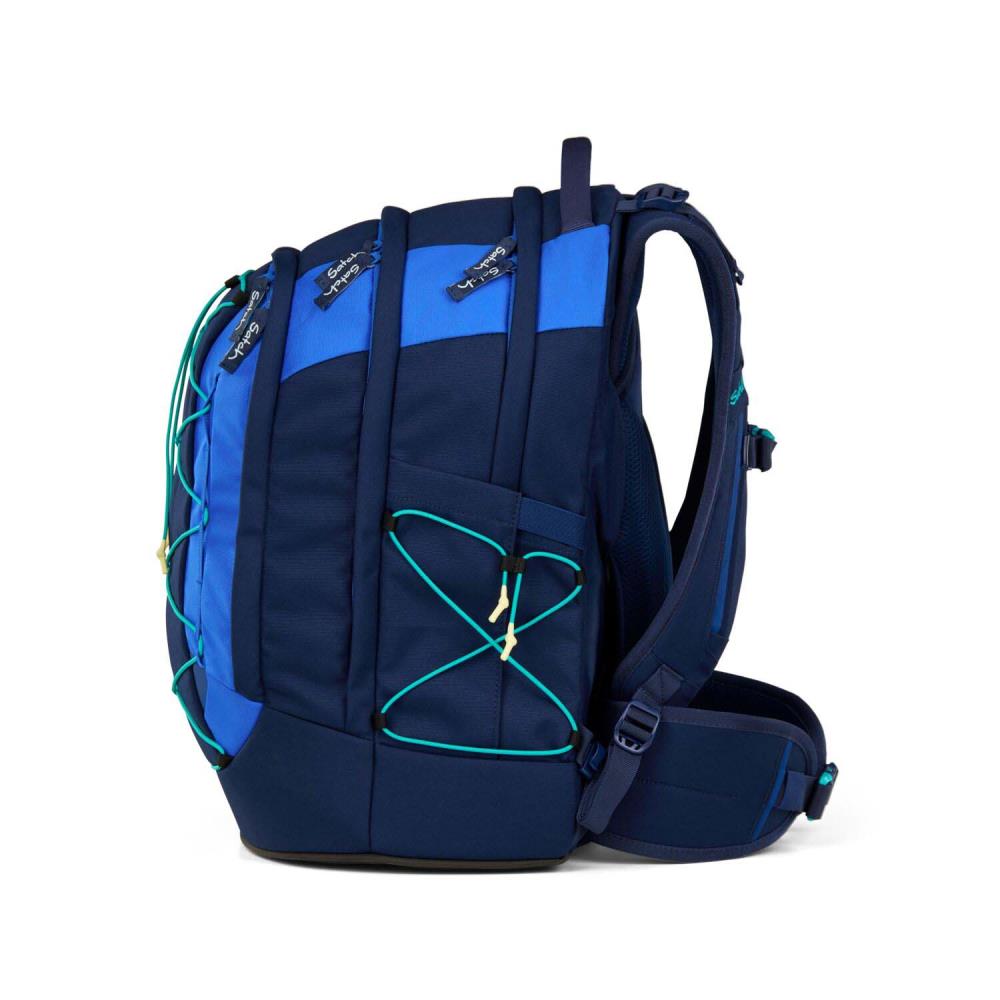 Satch Pack Crossed Blue Sneaker Special Style Schulrucksack Set 3tlg.