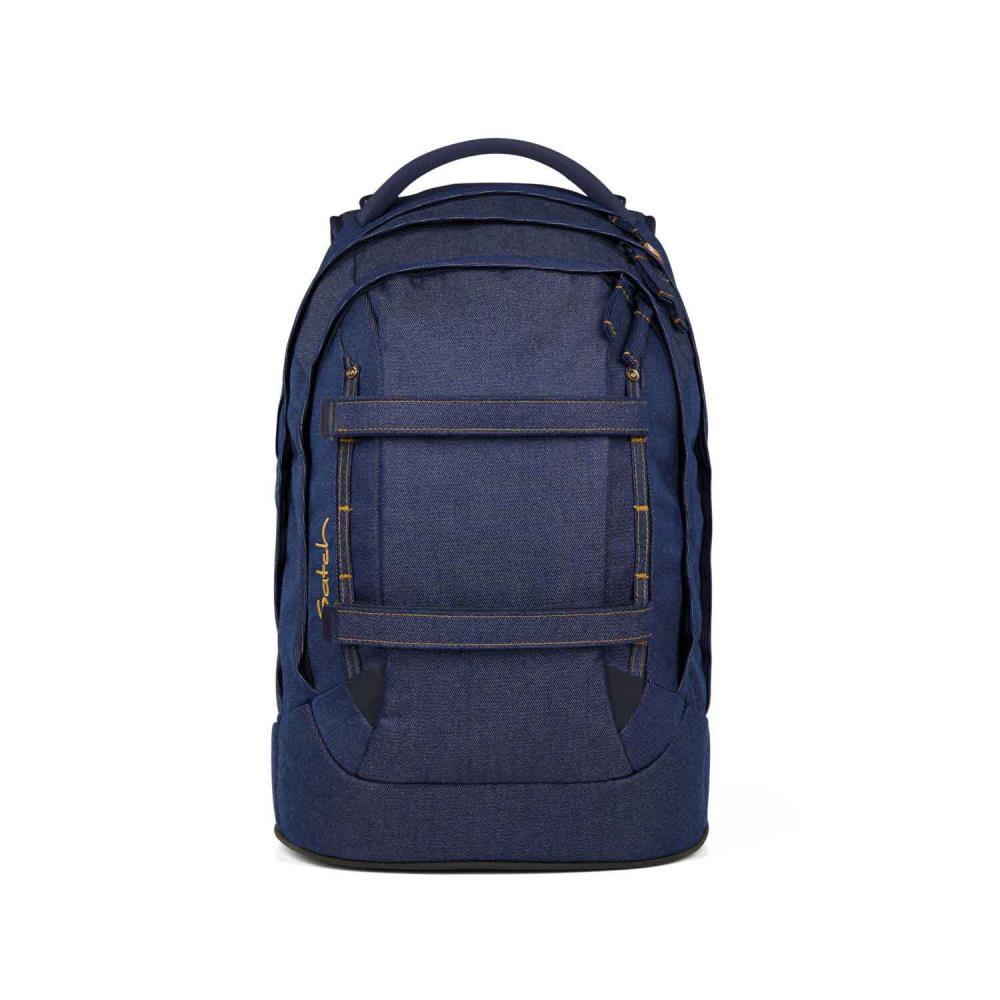Satch Pack Denim Blue Special Edition Schulrucksack Set 3tlg.